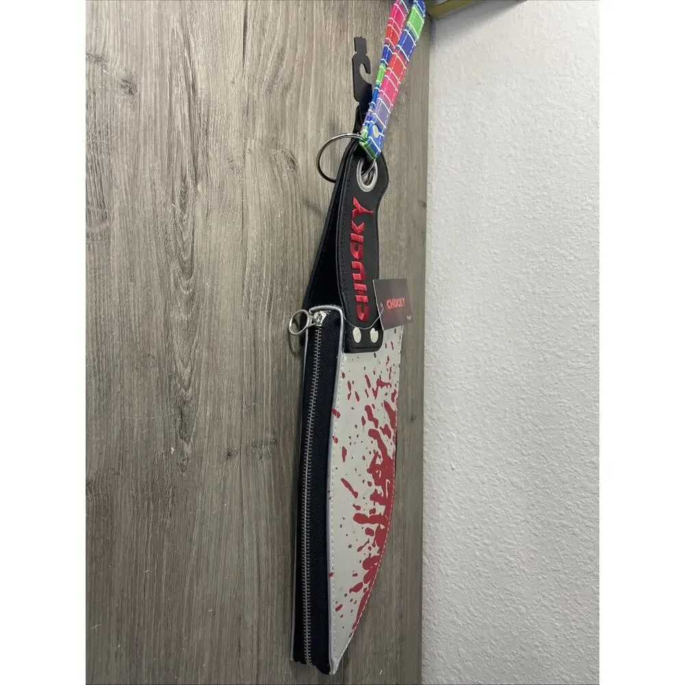 Child’s Play Chucky Bloody Knife Wristlet Bag Purse Spirit Halloween Horror. New - Picture 5 of 5